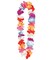 Party Central Club Pack of 12 Red and Blue Hawaiian Rainbow Color Beach Party Flower Necklaces 36"